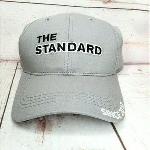 The Standard Caps Direct Since 2013 Grey Black Snap Back Hat